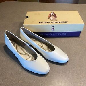 Vintage White Hush Puppies Women’s Shoes Size 7.5 Heels